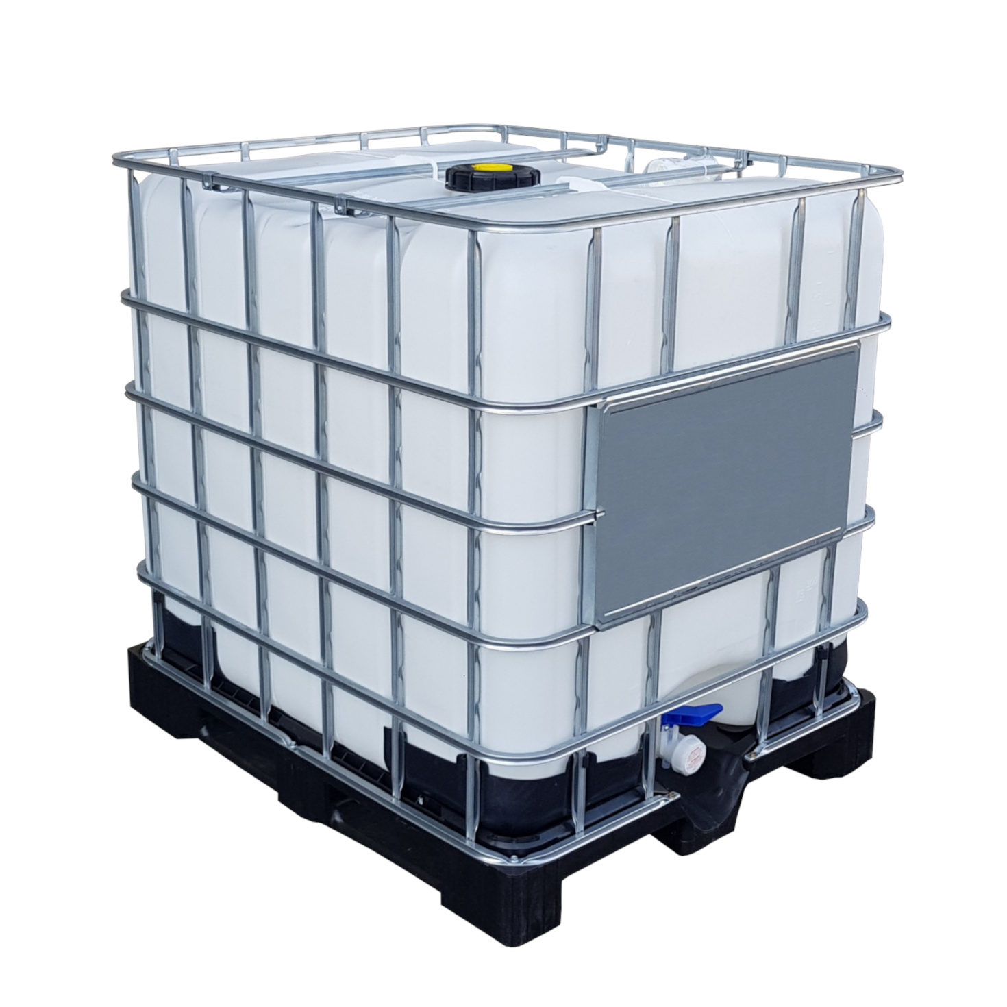 1000l IBC Wassertank Container auf Kunststoffpalette NEUWERTIG