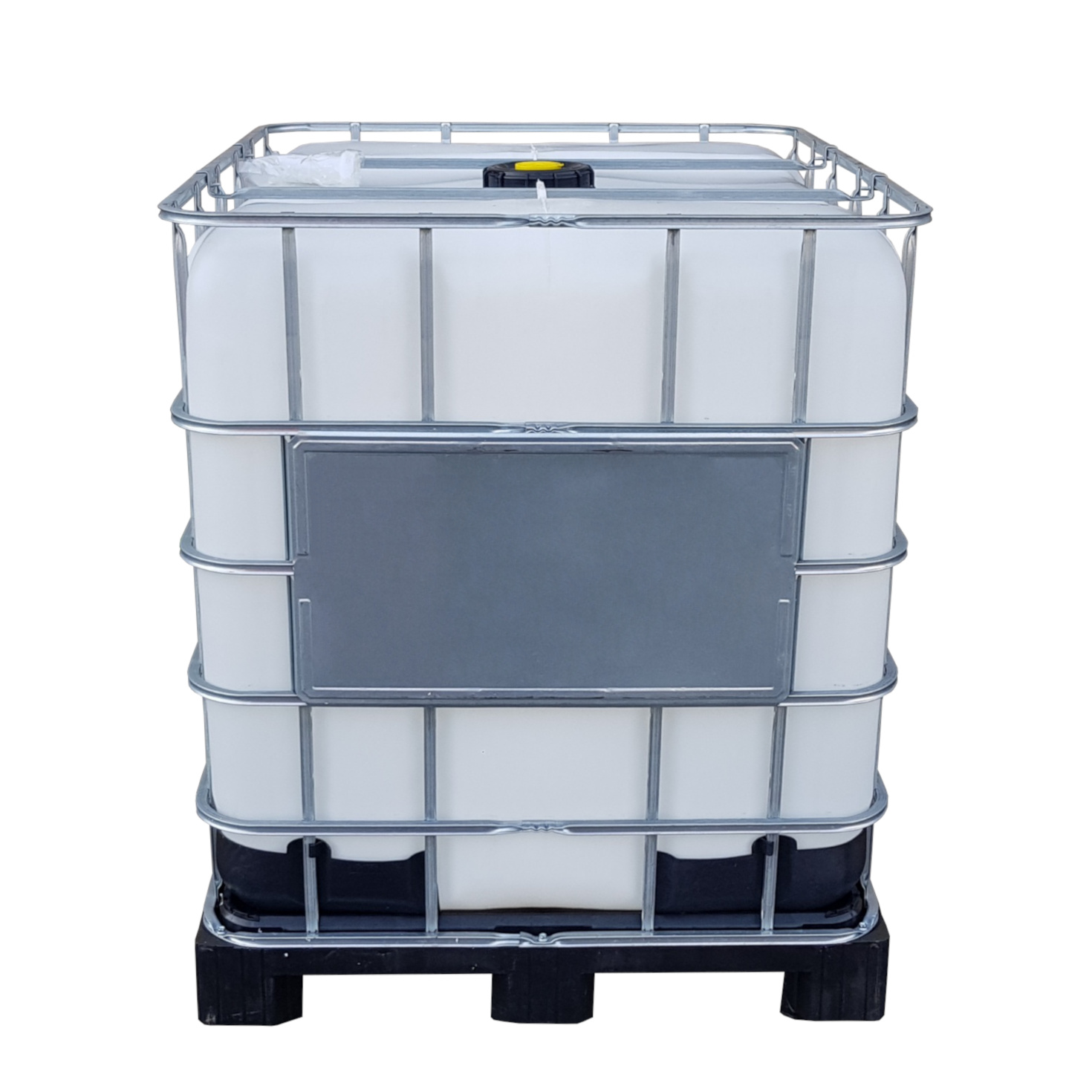 1000 l IBC Container Wassertank Gespült auf GFK Kunststoffpalette